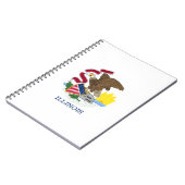 Carnet Drapeau de l'Illinois (Côté gauche)