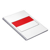 Carnet Drapeau de l'Indonésie (Côté Droit)