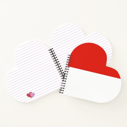 Carnet Drapeau de l'Indonésie (Intérieur)