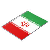 Carnet Drapeau de l'Iran (Côté gauche)