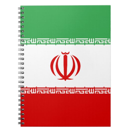 Carnet Drapeau de l'Iran (Devant)
