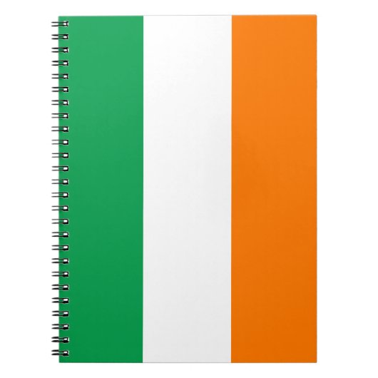 Carnet Drapeau de l'Irlande (Devant)