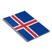 Carnet Drapeau de l'Islande (Côté Droit)