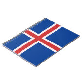 Carnet Drapeau de l'Islande (Côté gauche)
