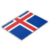 Carnet Drapeau de l'Islande (Côté gauche)