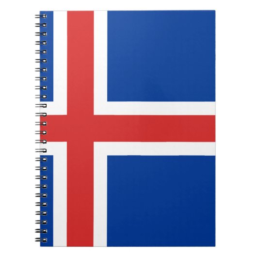 Carnet Drapeau de l'Islande (Devant)