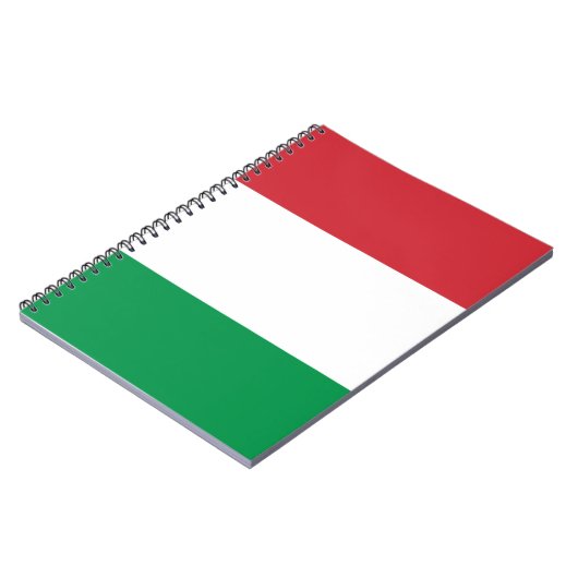Carnet Drapeau de l'Italie (Côté gauche)