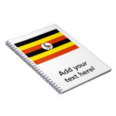 Carnet Drapeau de l'Ouganda (Côté Droit)