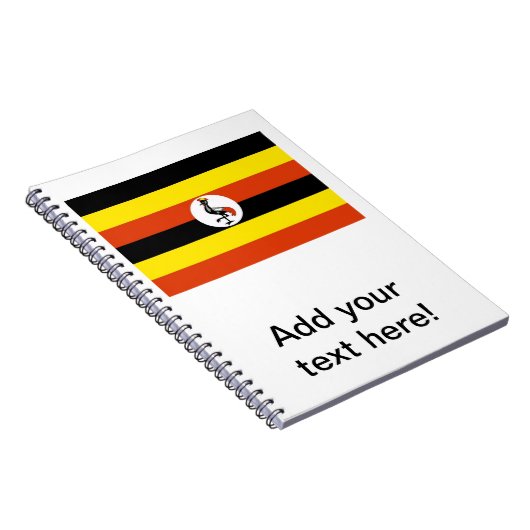 Carnet Drapeau de l'Ouganda (Côté Droit)