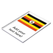 Carnet Drapeau de l'Ouganda (Côté gauche)