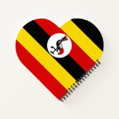 Carnet Drapeau de l'Ouganda (Dos)