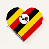 Carnet Drapeau de l'Ouganda (Devant)