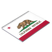 Carnet Drapeau de l'ours de Californie : État de Cali Gol (Côté gauche)