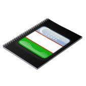 Carnet Drapeau de l'Ouzbékistan (Côté gauche)