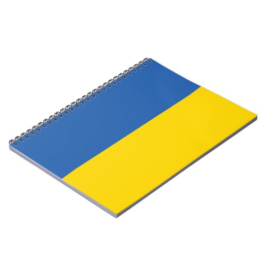 CARNET DRAPEAU DE L'UKRAINE (Côté gauche)
