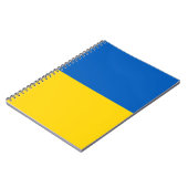 Carnet Drapeau de l'Ukraine (Côté gauche)