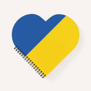 Carnet Drapeau de l'Ukraine Bouton