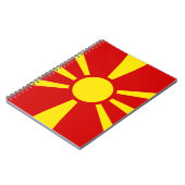 Carnet Drapeau de Macédoine du Nord (Côté gauche)