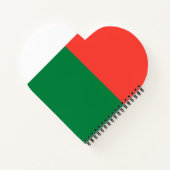 Carnet Drapeau de Madagascar (Dos)