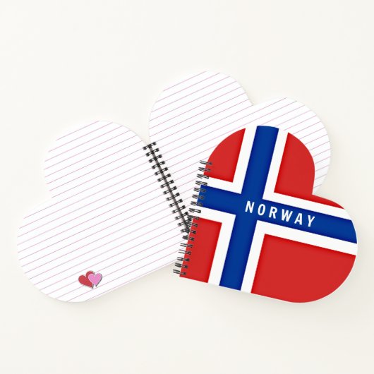 Carnet Drapeau de Norway (Intérieur)