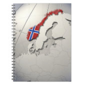 Carnet Drapeau de Norway (Devant)