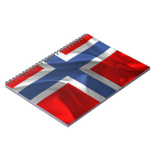 Carnet Drapeau de ondulation norvégien