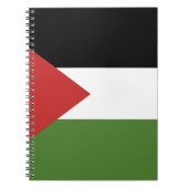 Carnet Drapeau de Palestine (Devant)