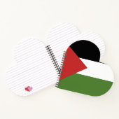 Carnet Drapeau de Palestine (Intérieur)