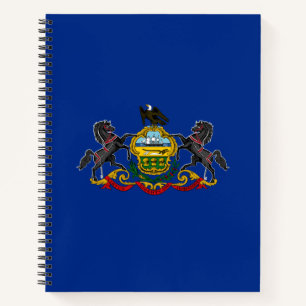 Carnet Drapeau de Pennsylvanie