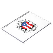 Carnet Drapeau de Porto Rico Boricua Cute Simple (Côté gauche)