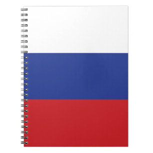 Carnet Drapeau de Russie, cadeau de fierté patriotique ru