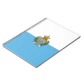 Carnet Drapeau de Saint-Marin (Côté gauche)