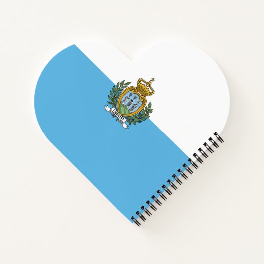 Carnet Drapeau de Saint-Marin (Dos)