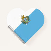 Carnet Drapeau de Saint-Marin (Devant)