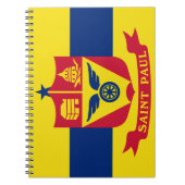Carnet Drapeau de Saint Paul (Minnesota) (Devant)