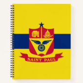 Carnet Drapeau de Saint Paul (Minnesota) (Devant)