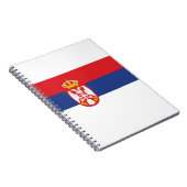 Carnet Drapeau de Serbie (Côté Droit)
