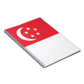 Carnet Drapeau de Singapour (Côté Droit)