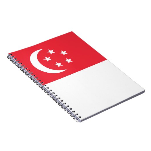 Carnet Drapeau de Singapour (Côté Droit)
