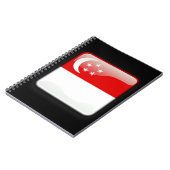 Carnet Drapeau de Singapour (Côté gauche)