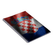 Carnet Drapeau de soie croate (Côté Droit)