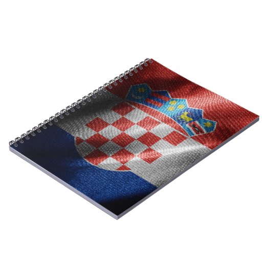 Carnet Drapeau de soie croate (Côté gauche)