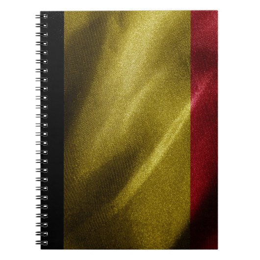 Carnet Drapeau de soie de Belgique (Devant)