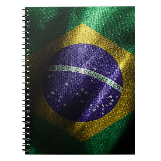 Carnet Drapeau de soie du Brésil (Devant)
