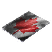 Carnet Drapeau de soie du Canada (Côté gauche)