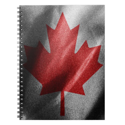Carnet Drapeau de soie du Canada (Devant)