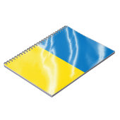Carnet Drapeau de soie ukrainien (Côté gauche)