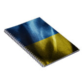 Carnet Drapeau de soie ukrainien (Côté Droit)