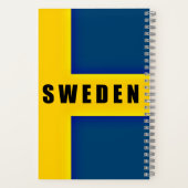 Carnet Drapeau de Suède (Verso)