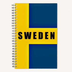 Carnet Drapeau de Suède